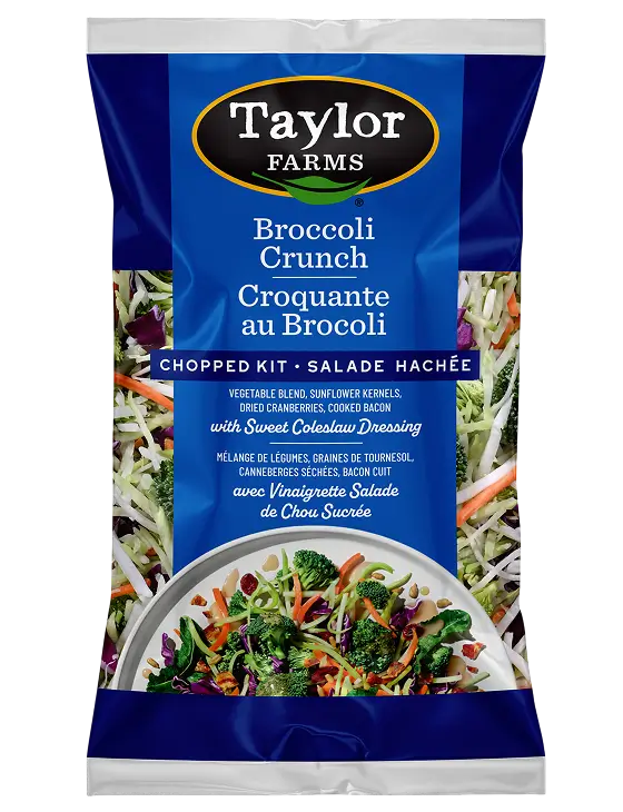 TaylorFarms Syndigo Bilingual BroccoliCrunch ChoppedKit Hero