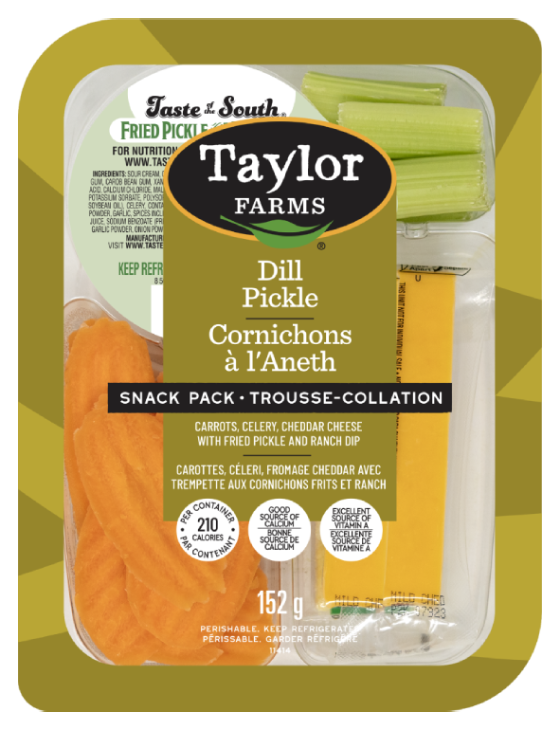 taylor farms dill pickle snack pack